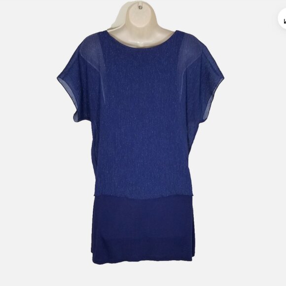 EXPRESS Layered Top Blouse 6716E1M - Picture 3 of 9